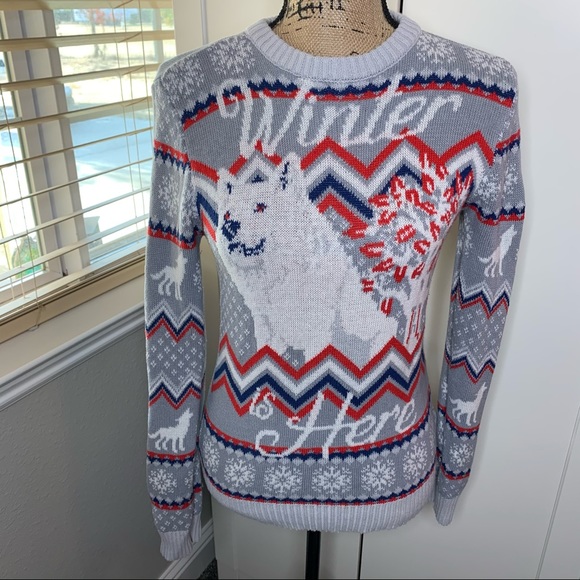 Game of Thrones Winter is Here Crewneck Sweater - Picture 1 of 14